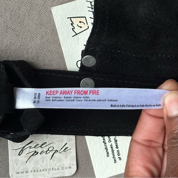 Free People Black Leather Belt - Picture 8 of 14